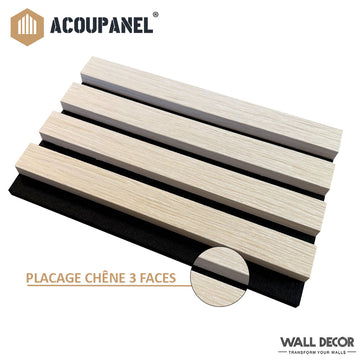 Chêne Clair - Placage 3 faces