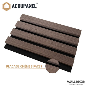 Chêne Fumé - Placage 3 faces