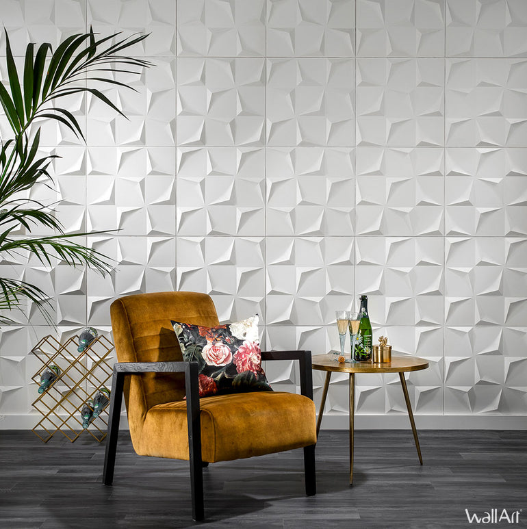 Panneau Mural 3D Beau - Boite de 12 panneaux, soit 3m² - WallArt