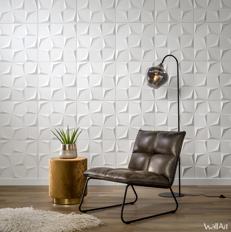 Panneau Mural 3D Beau - Boite de 12 panneaux, soit 3m² - WallArt