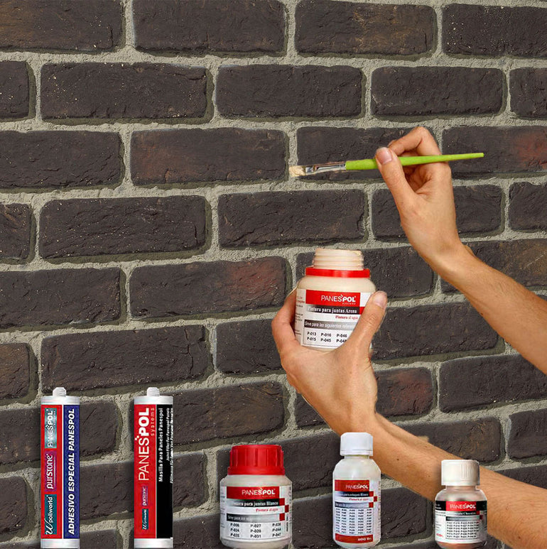 Transformez votre espace en ajoutant de la couleur et de la texture avec le Panespol™ Kit de Finition Parement Brique, le kit idéal pour installer 3 panneaux de briques décoratives pour un design mural créatif et élégant.