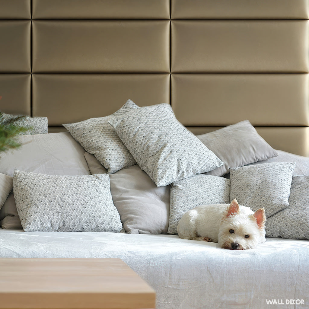 Panneau décoration mur en cuir