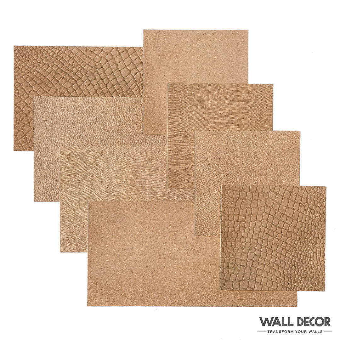 Lames adhésives Cuir Terracotta Lugard – 32 lames, soit 1,08 m²